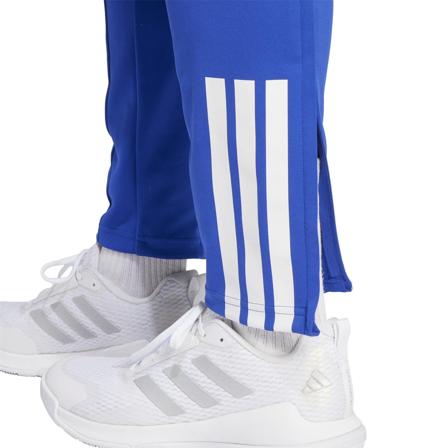 Lucid Blue - Lifestyle - Adidas Womens-Ladies France FFR Tracksuit Bottoms