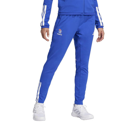 Lucid Blue - Pack Shot - Adidas Womens-Ladies France FFR Tracksuit Bottoms