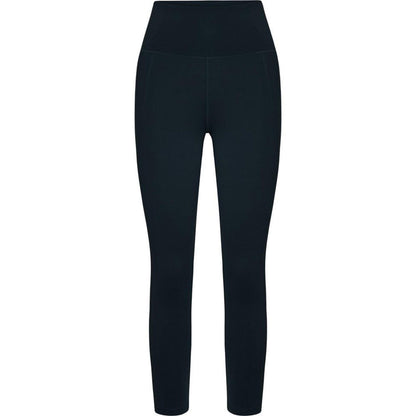 Black - Front - Girlfriend Collective Womens-Ladies Fitted 7-8 Leggings