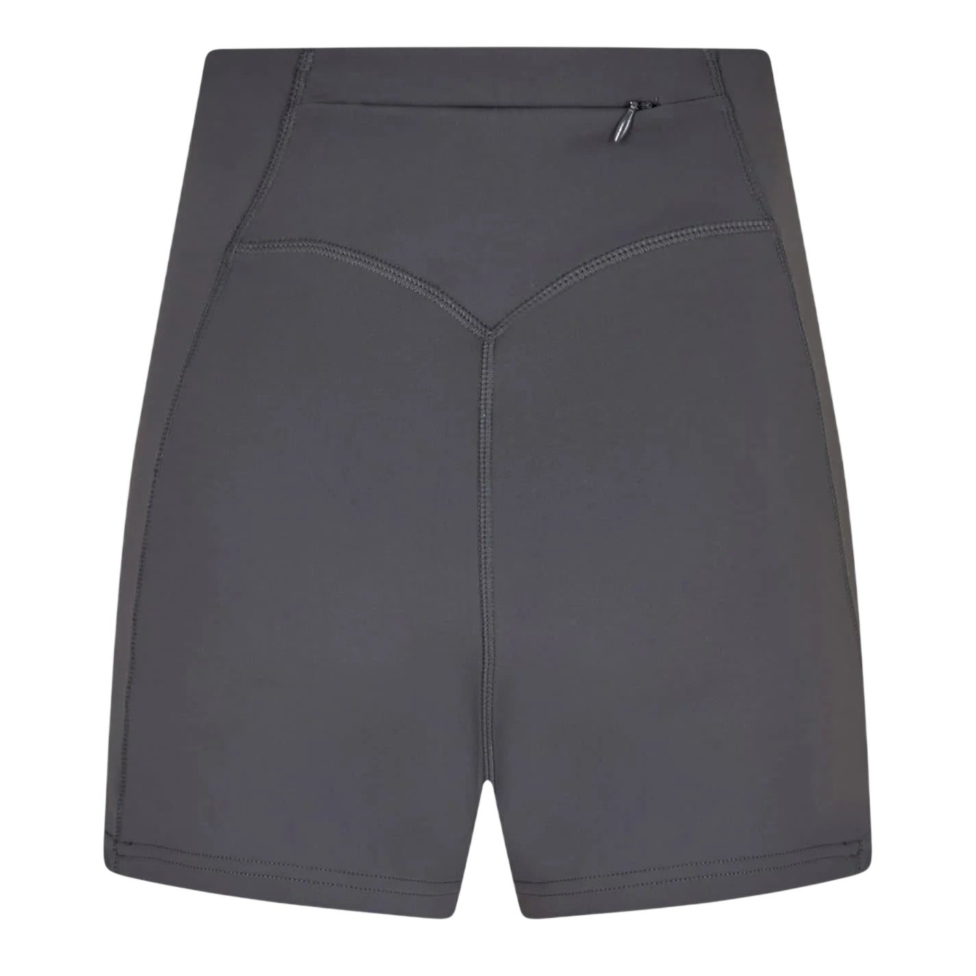 Charcoal - Back - USA Pro Womens-Ladies Opaque Mini Shorts