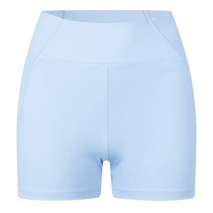 Brunnera Blue - Front - USA Pro Womens-Ladies Opaque Mini Shorts
