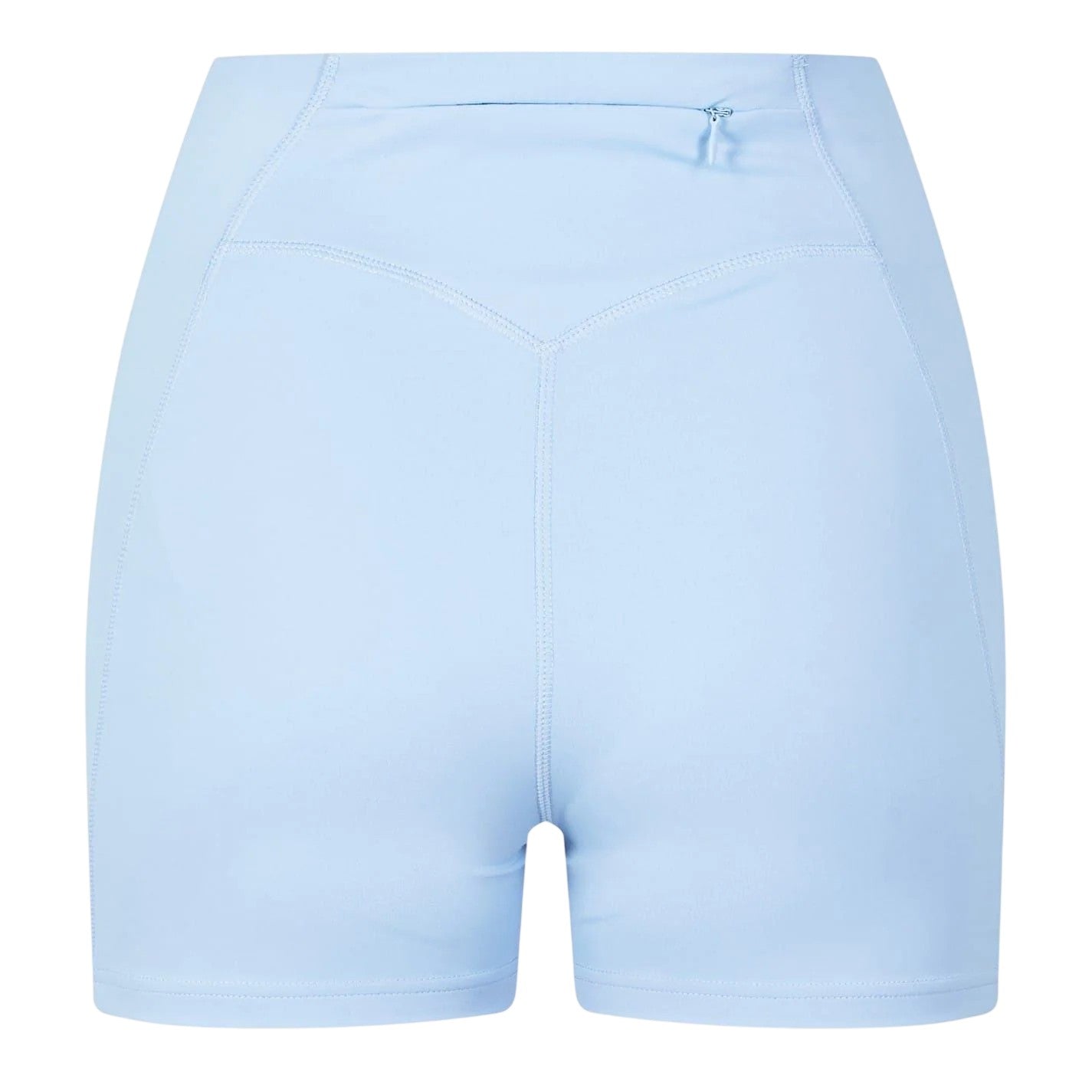 Brunnera Blue - Back - USA Pro Womens-Ladies Opaque Mini Shorts