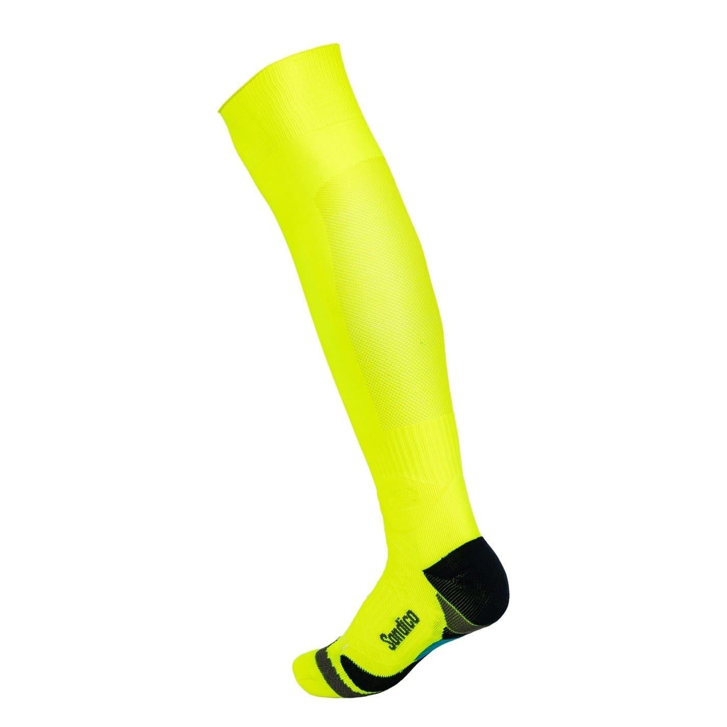Fluorescent Yellow - Back - Sondico Mens Elite Football Socks