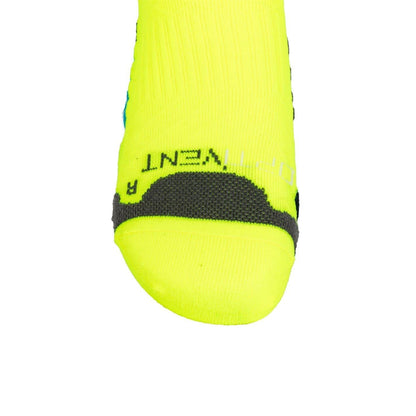 Fluorescent Yellow - Side - Sondico Mens Elite Football Socks