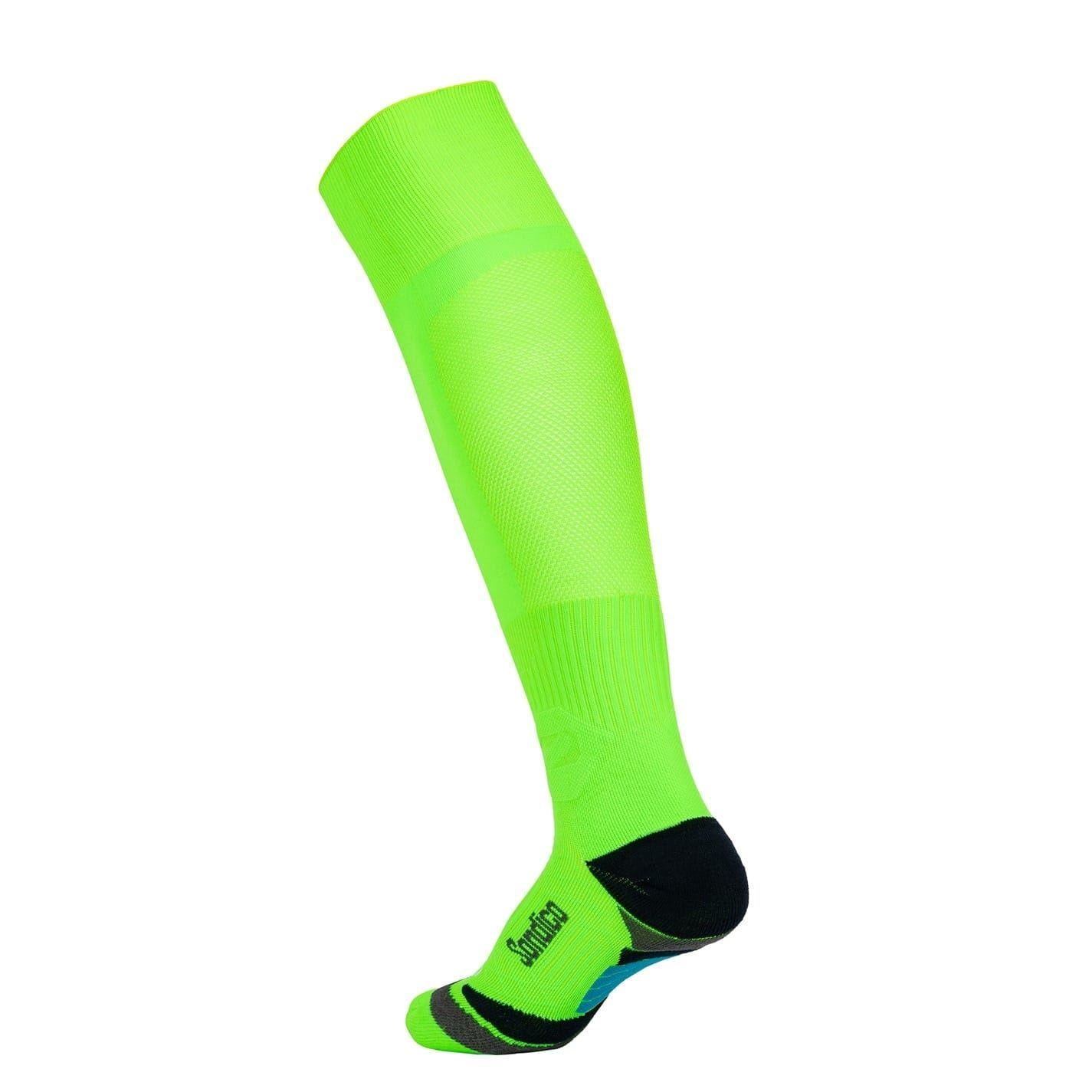 Fluorescent Green - Back - Sondico Mens Elite Football Socks
