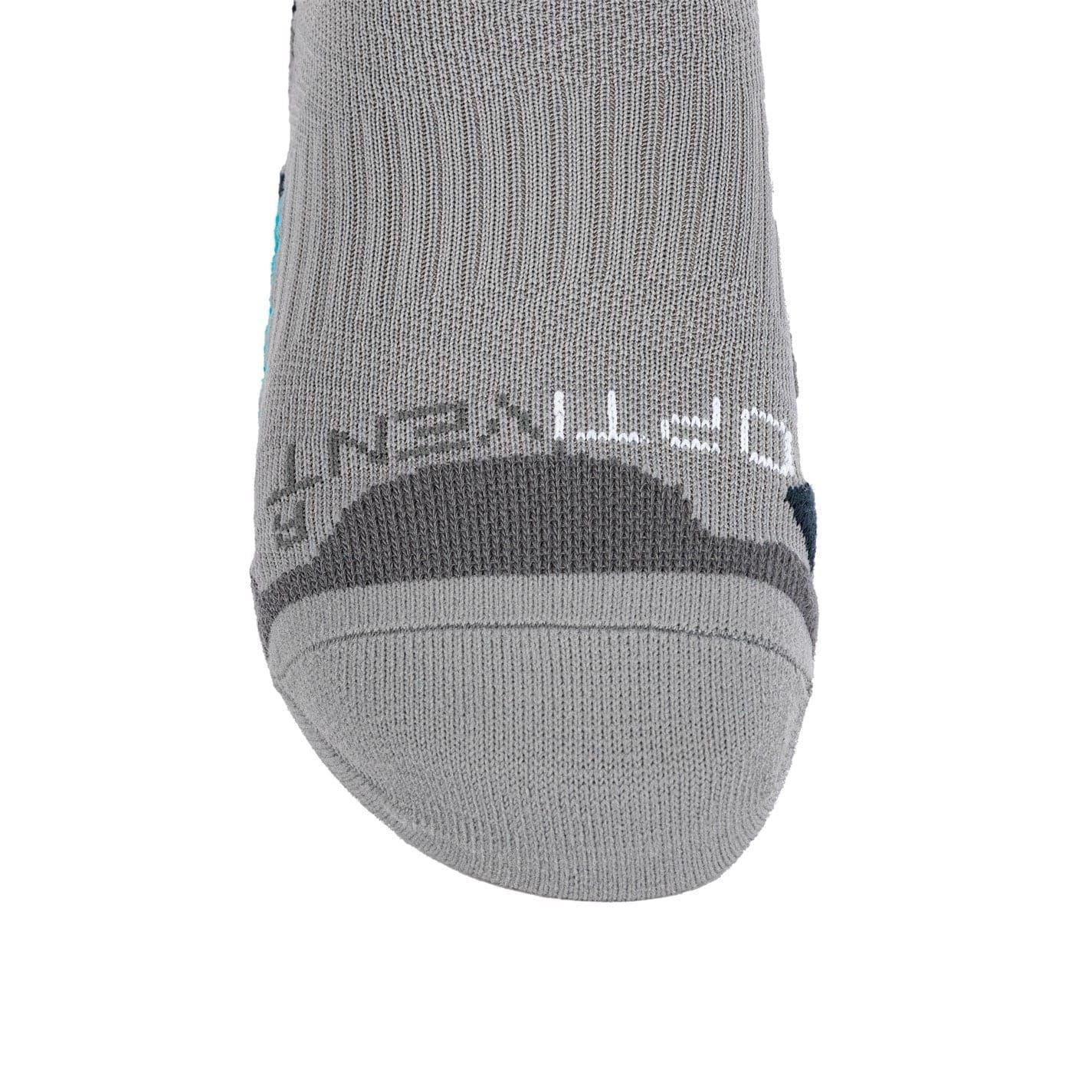 Grey - Side - Sondico Mens Elite Football Socks