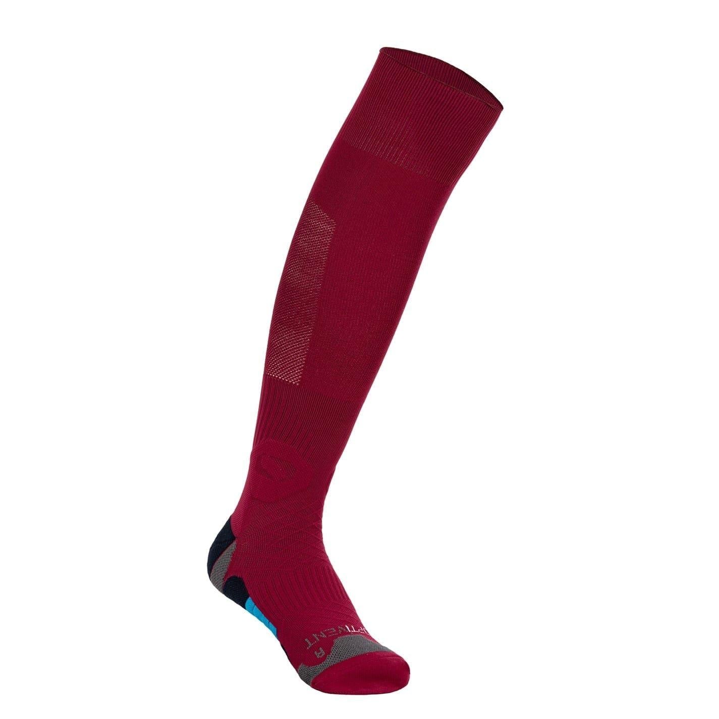 Burgundy - Front - Sondico Mens Elite Football Socks