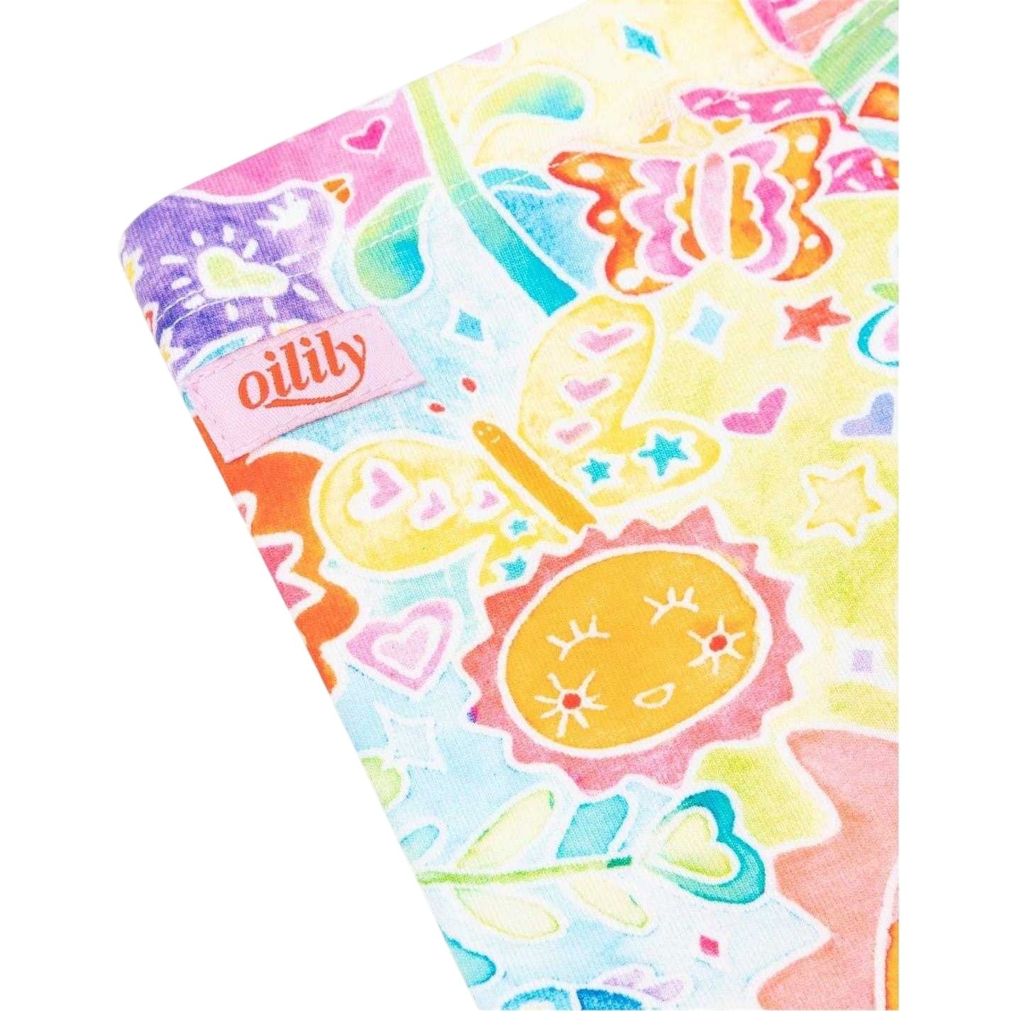 Pink - Side - Oilily Girls Peppy Leggings