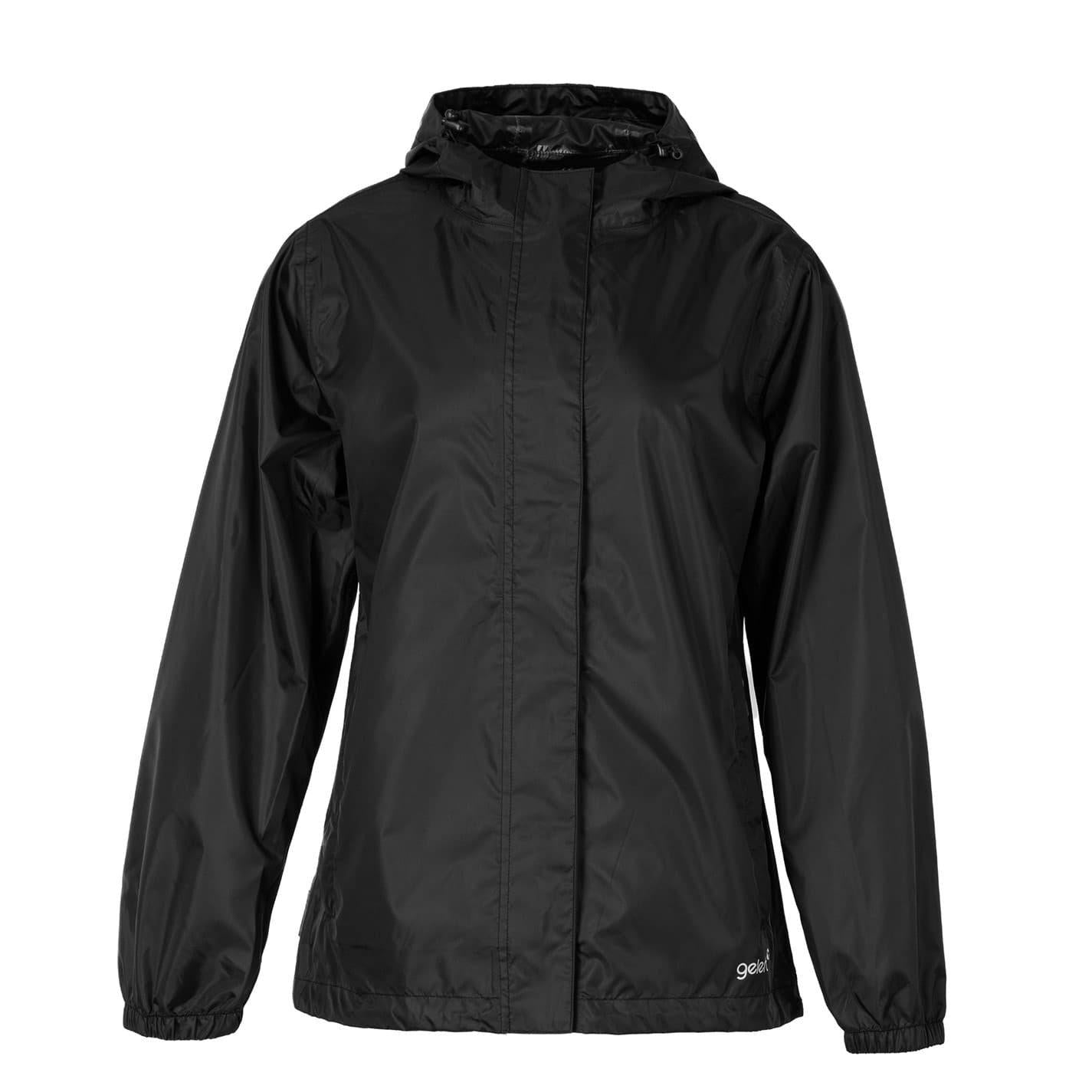 Black - Front - Gelert Womens-Ladies Packaway Waterproof Jacket