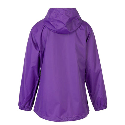 Purple - Back - Gelert Womens-Ladies Packaway Waterproof Jacket