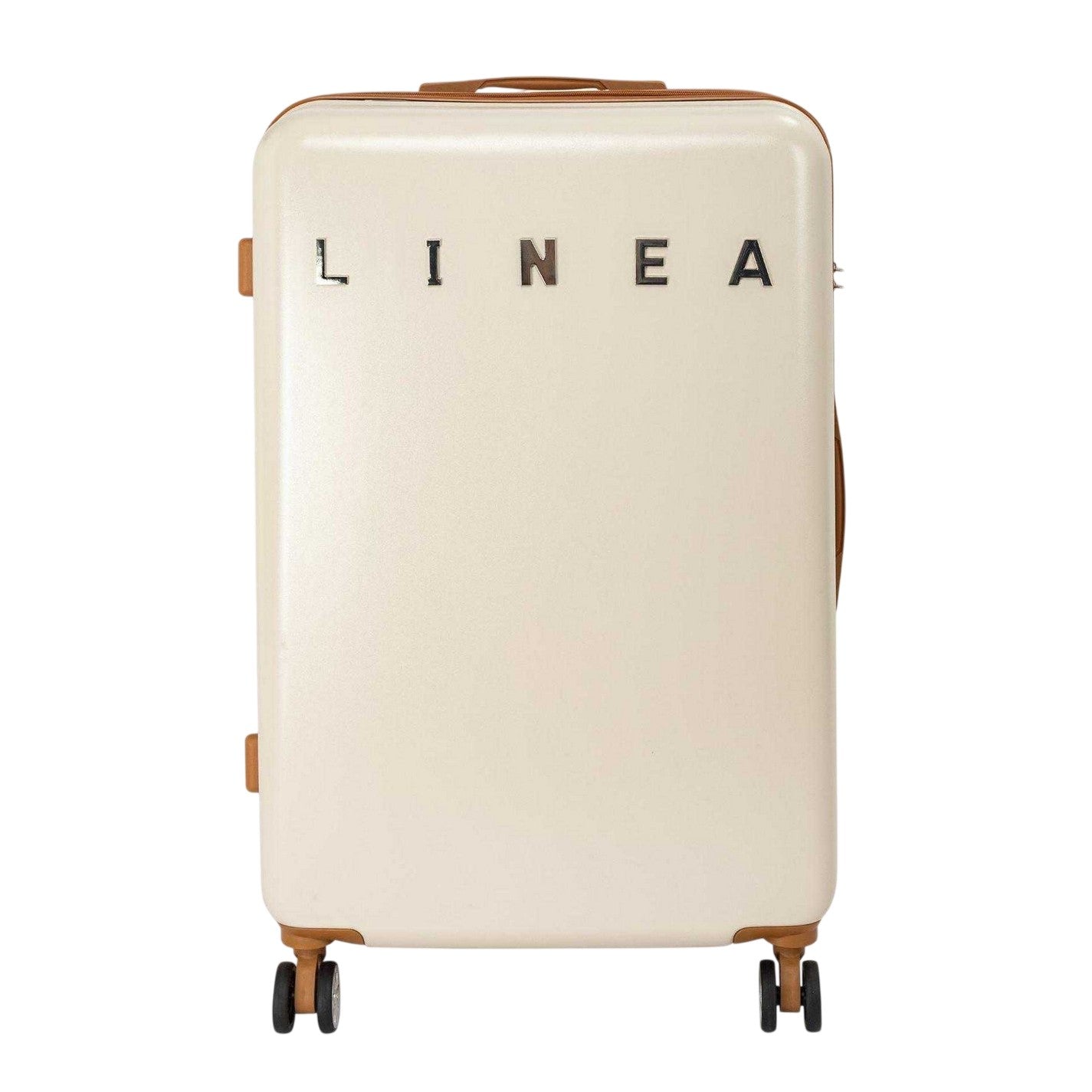 Cream - Front - Linea Logo Suitcase