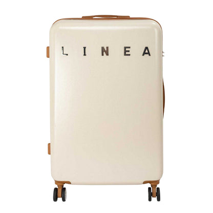 Cream - Front - Linea Logo Suitcase
