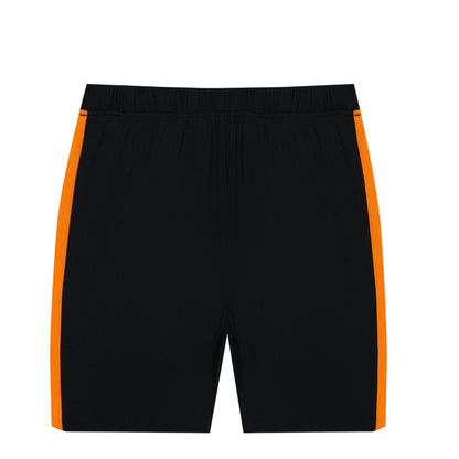 Black-Orange - Back - Castore Childrens-Kids Rangers FC Football Shorts