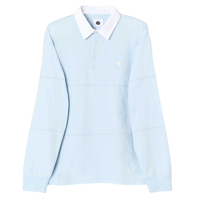 Light Blue - Front - Pretty Green Mens Islington Rugby Shirt