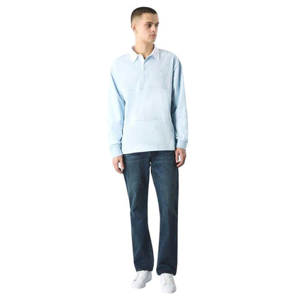 Light Blue - Lifestyle - Pretty Green Mens Islington Rugby Shirt