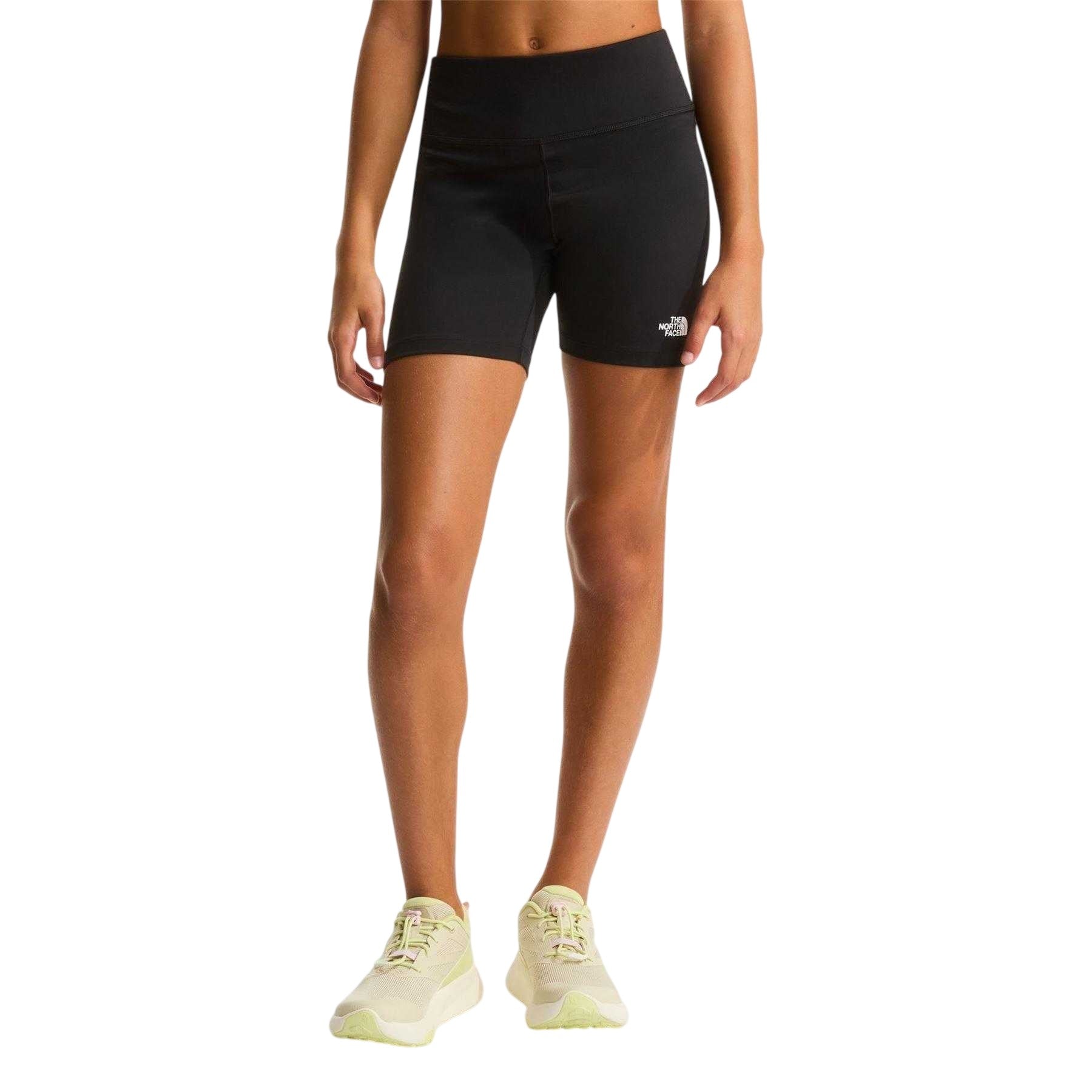 Black - Side - The North Face Childrens-Kids Slim Cycling Shorts
