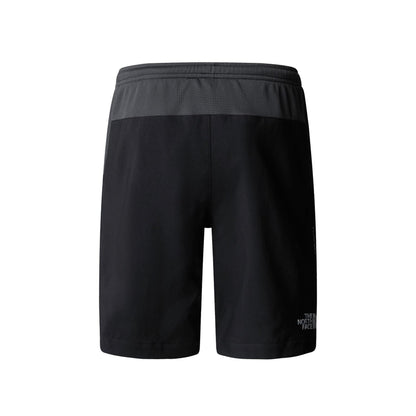 Black-Grey - Back - The North Face Childrens-Kids 24-7 Lifestyle Regular Shorts
