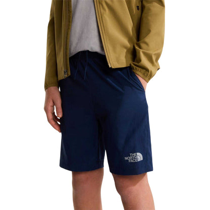 Navy - Side - The North Face Childrens-Kids 24-7 Lifestyle Regular Shorts
