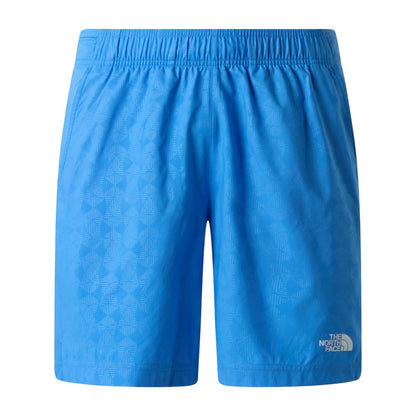 Marina Blue - Front - The North Face Mens 24-7 Pentdome Patterned Shorts