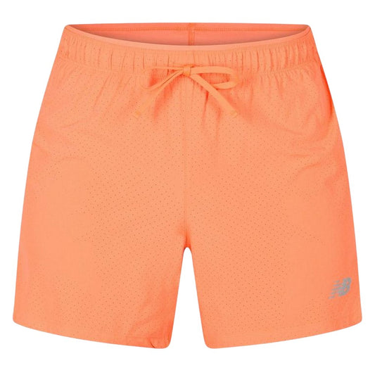 Orange - Front - New Balance Mens RC Running Shorts