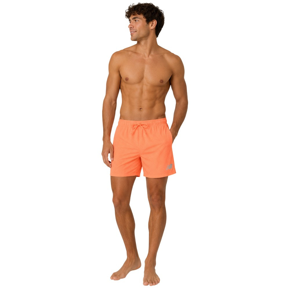 Orange - Side - New Balance Mens RC Running Shorts