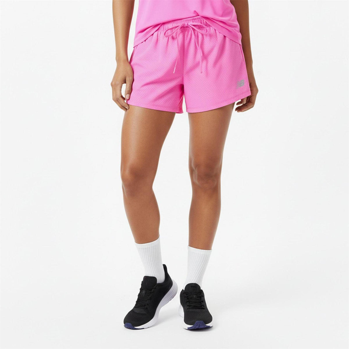 Pink - Front - New Balance Mens RC Running Shorts