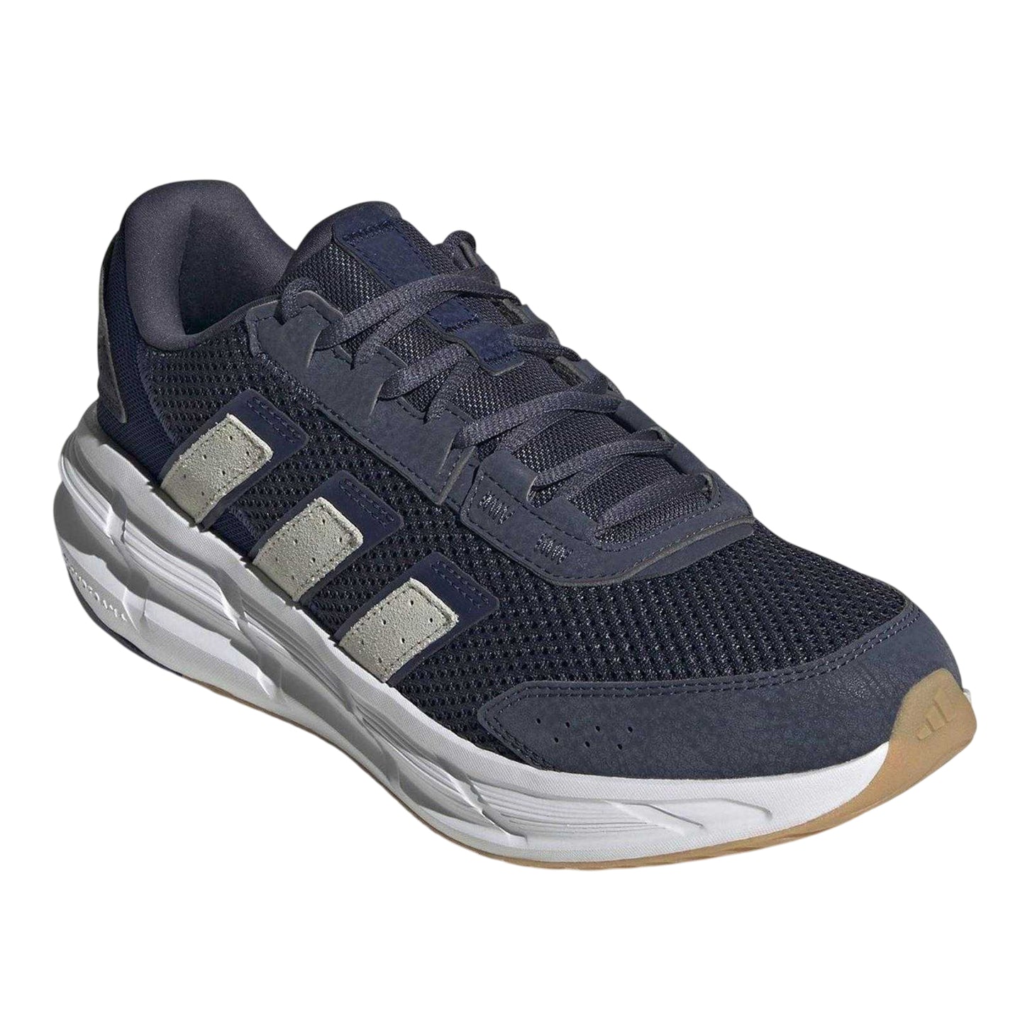Navy-Alumina - Front - Adidas Mens Astrastar Trainers
