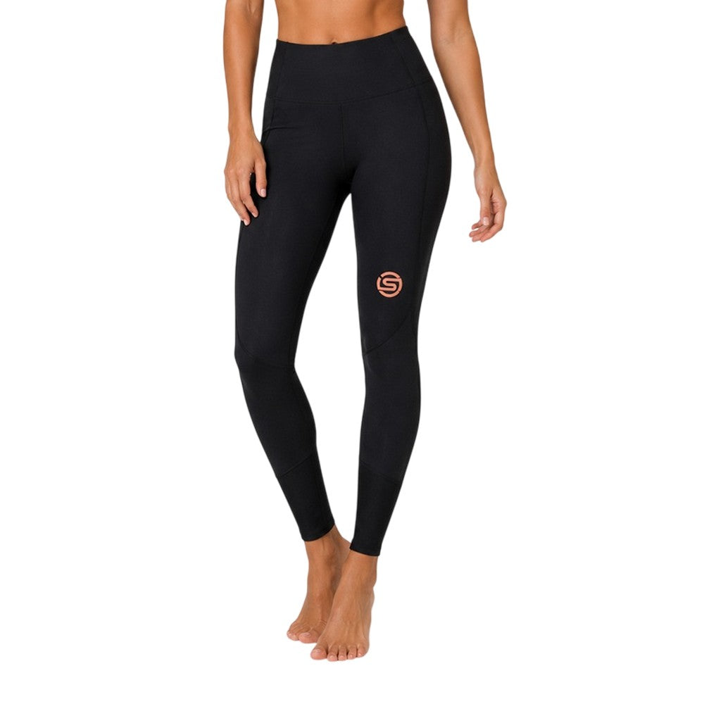 Black - Side - Skins Womens-Ladies Series-5 Skyscraper Leggings
