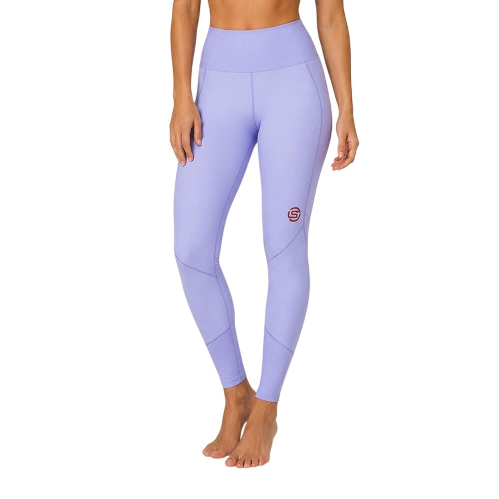 Purple - Side - Skins Womens-Ladies Series-5 Skyscraper Leggings