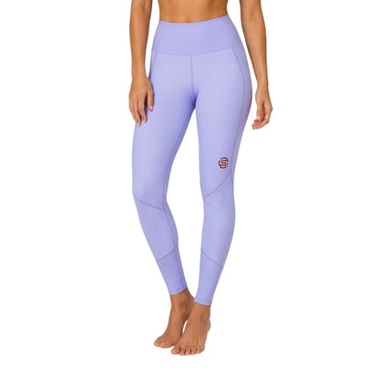 Purple - Side - Skins Womens-Ladies Series-5 Skyscraper Leggings