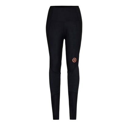 Black - Front - Skins Womens-Ladies Series-5 Skyscraper Leggings