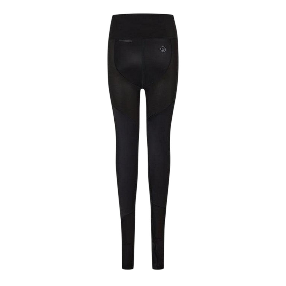 Black - Back - Skins Womens-Ladies Performance Fitted Leggings