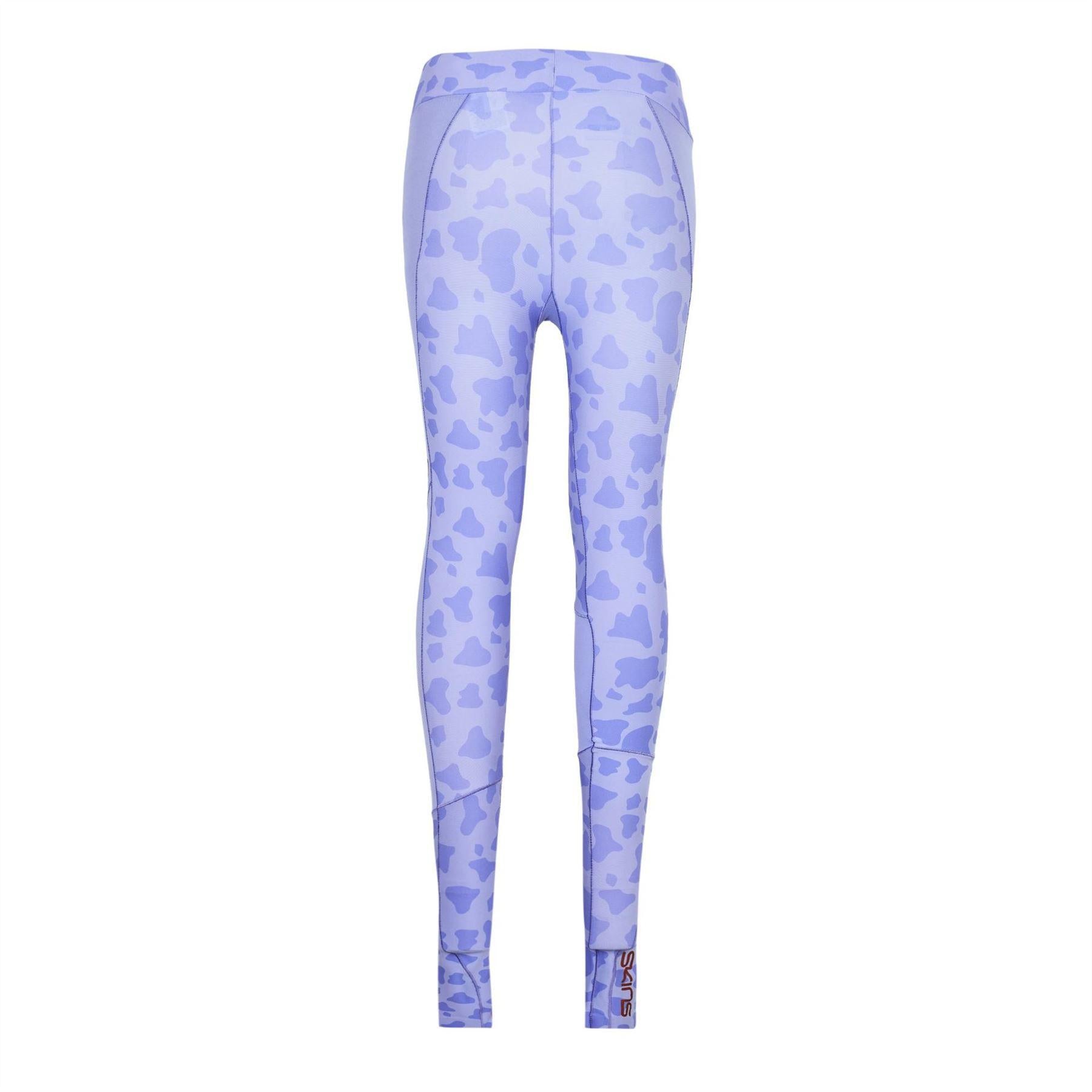 Purple - Back - Skins Womens-Ladies Series-5 Performance Leggings