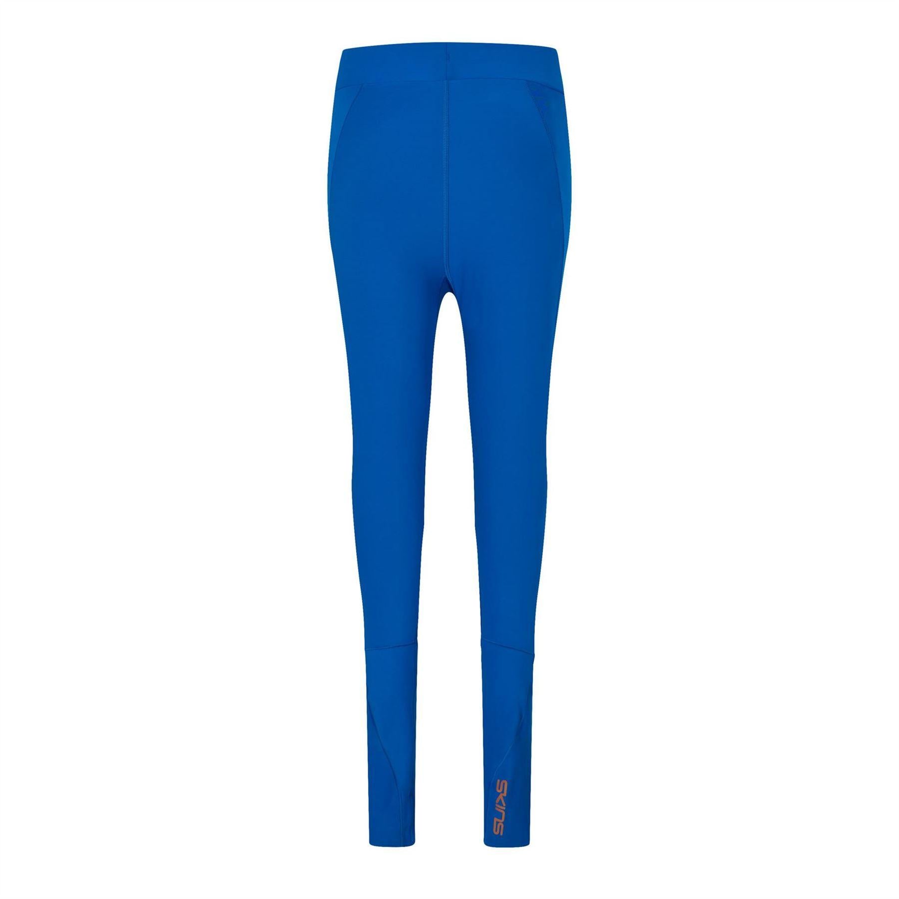 Blue - Back - Skins Womens-Ladies Series-5 Performance Leggings