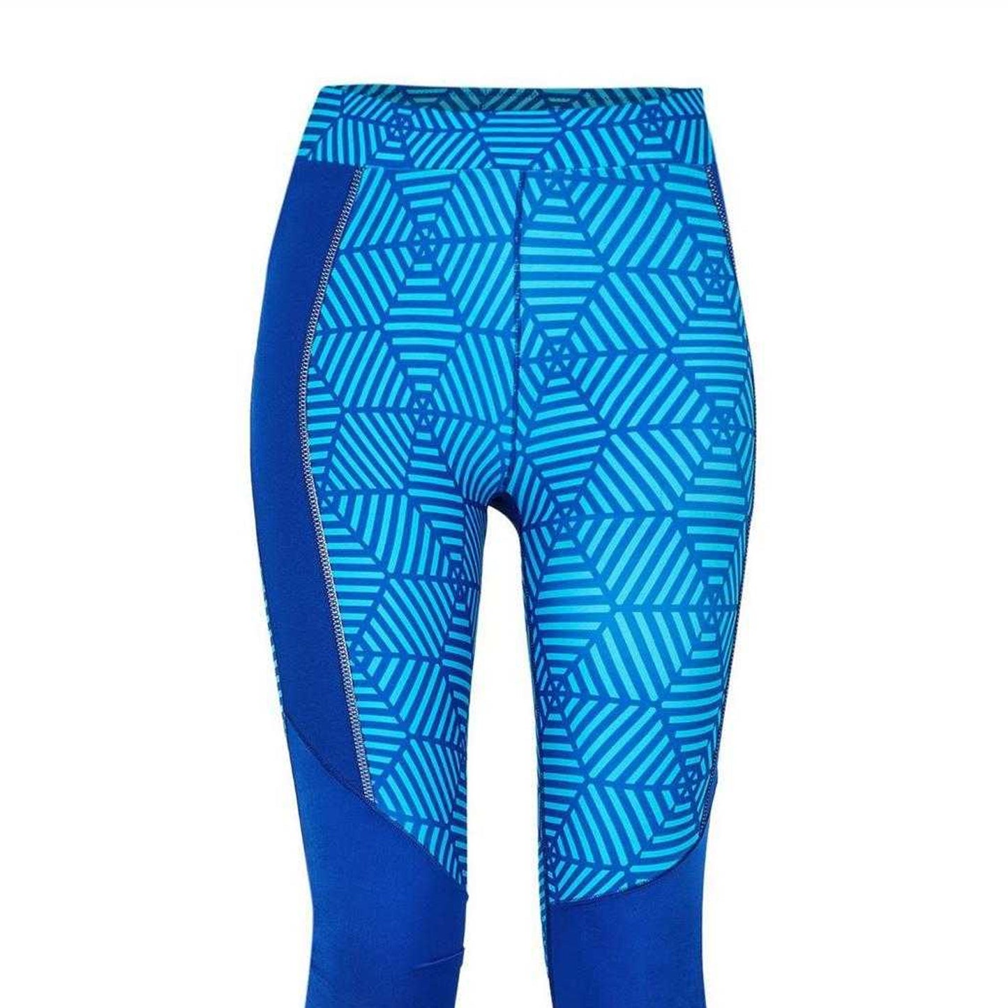 Navy Marl - Side - Skins Womens-Ladies Series-5 Performance Leggings