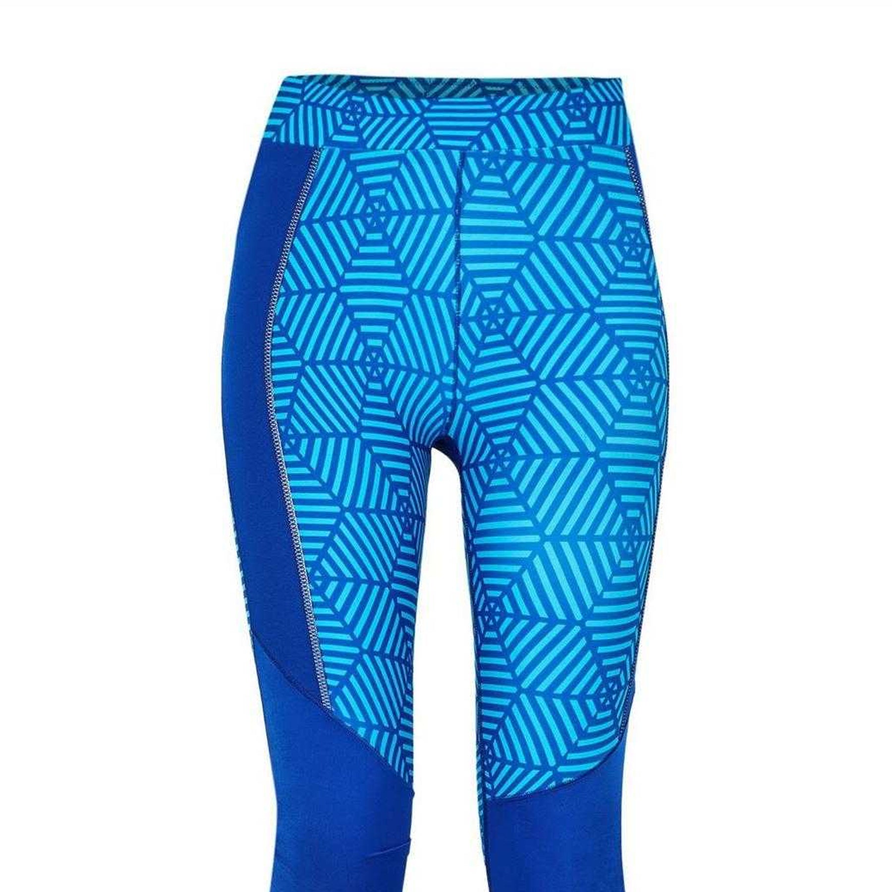 Navy Marl - Side - Skins Womens-Ladies Series-5 Performance Leggings