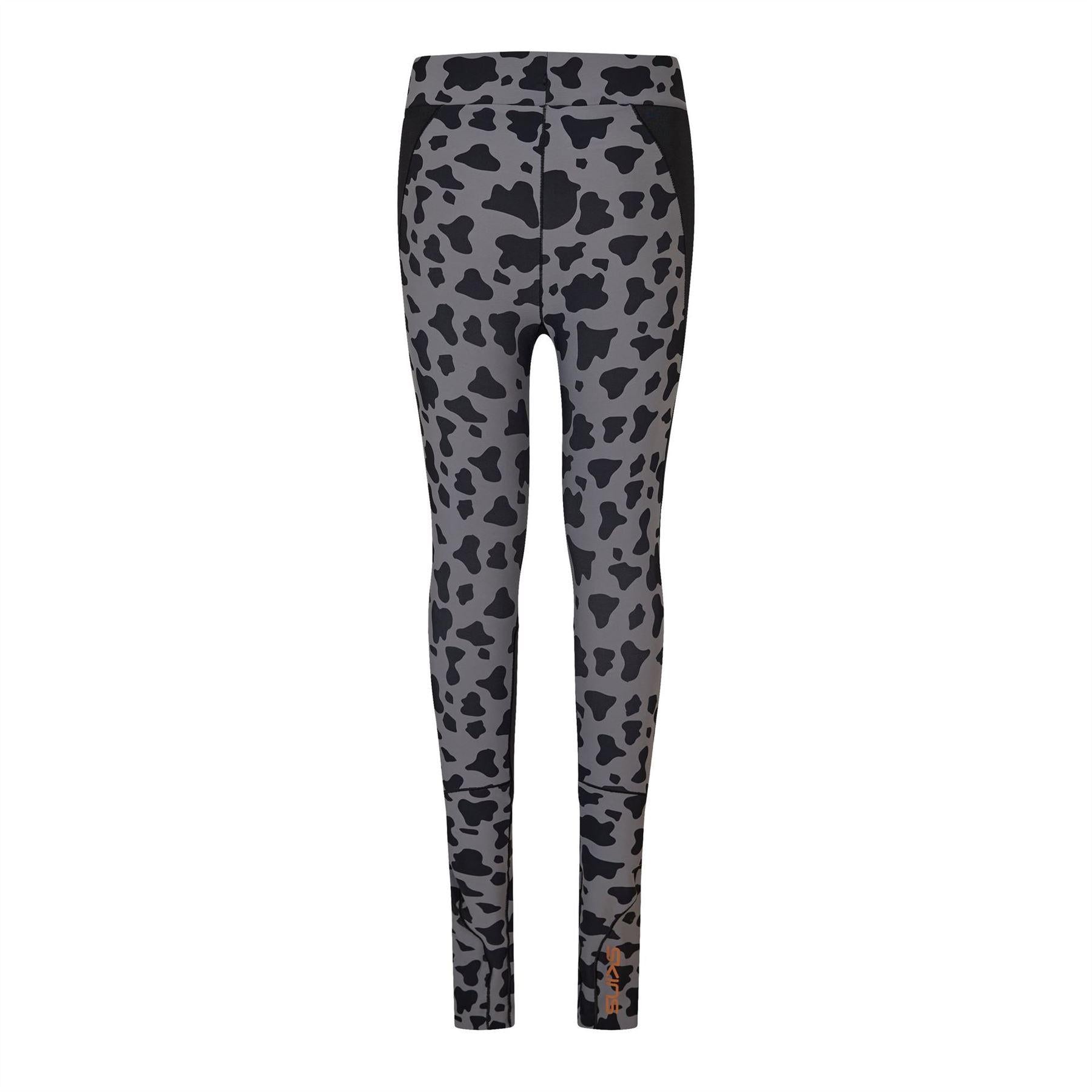 Grey - Back - Skins Womens-Ladies Series-5 Performance Leggings