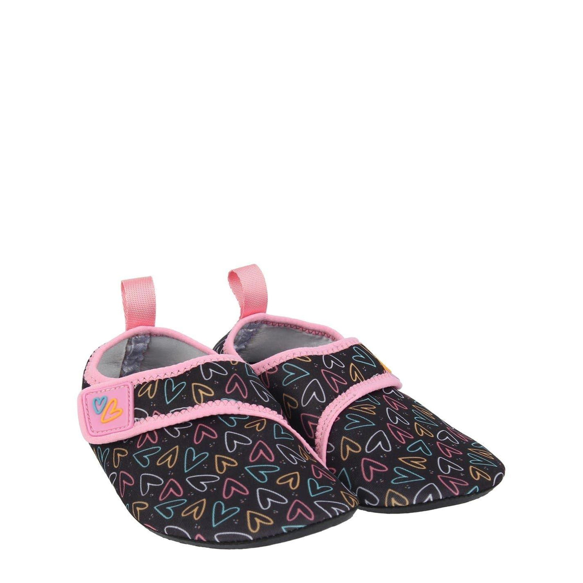 Black - Side - Hot Tuna Childrens-Kids Splasher Water Shoes