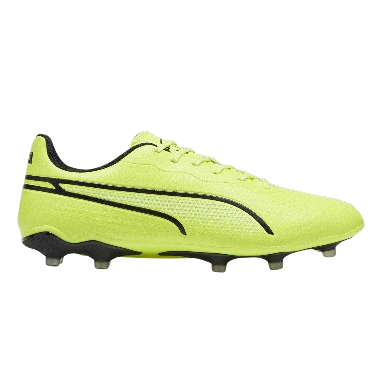 Lime - Front - Puma Mens King Match Football Boots