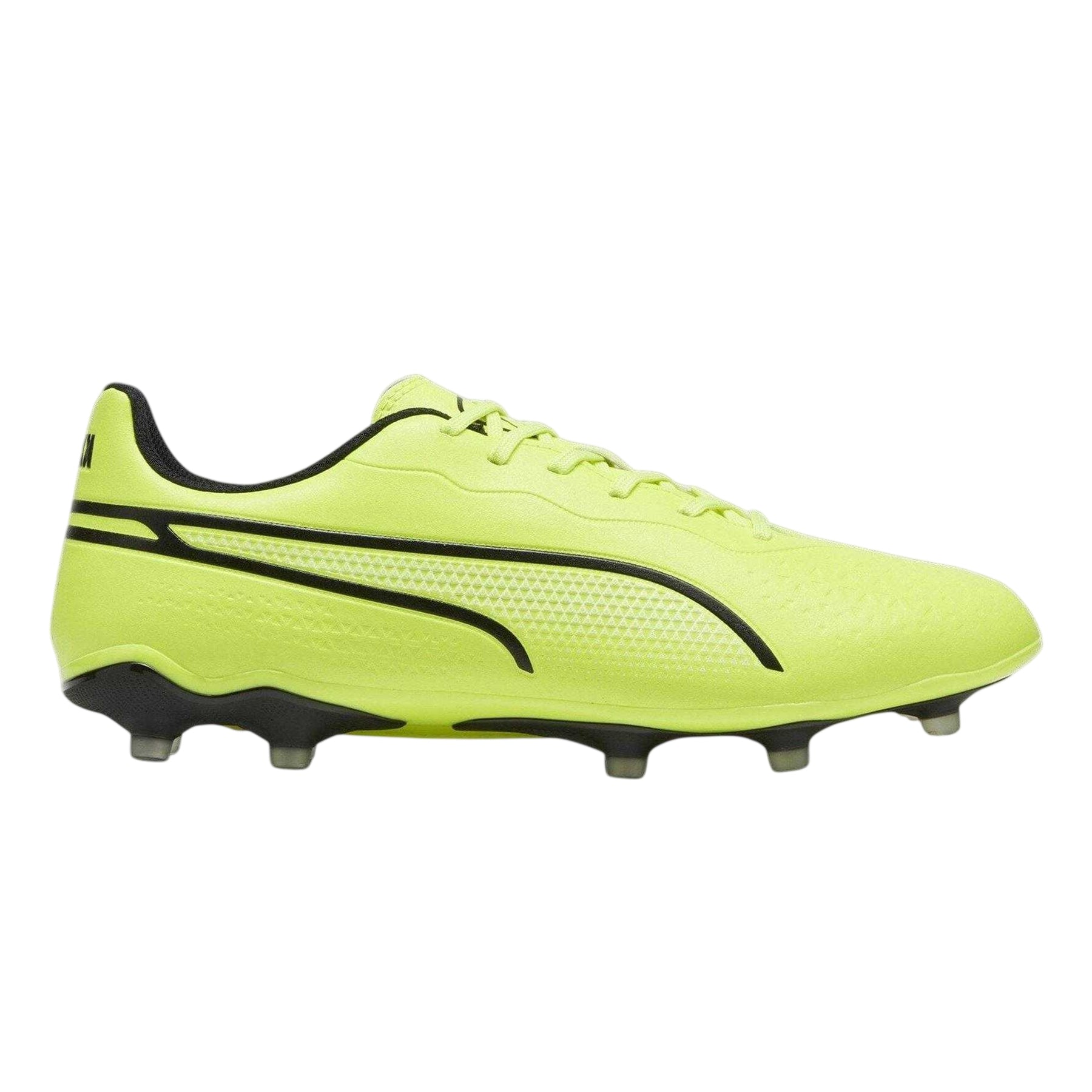 Lime - Front - Puma Mens King Match Football Boots