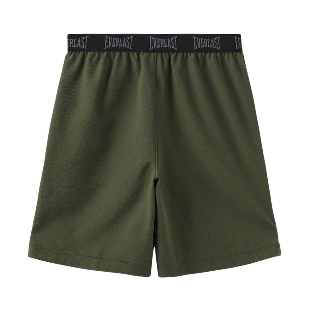 Khaki - Back - Everlast Childrens-Kids Flex Shorts