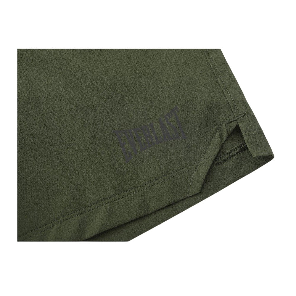 Khaki - Side - Everlast Childrens-Kids Flex Shorts