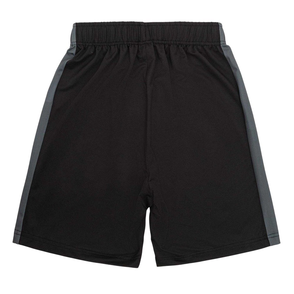 Black - Back - Sondico Childrens-Kids Polyester Football Shorts
