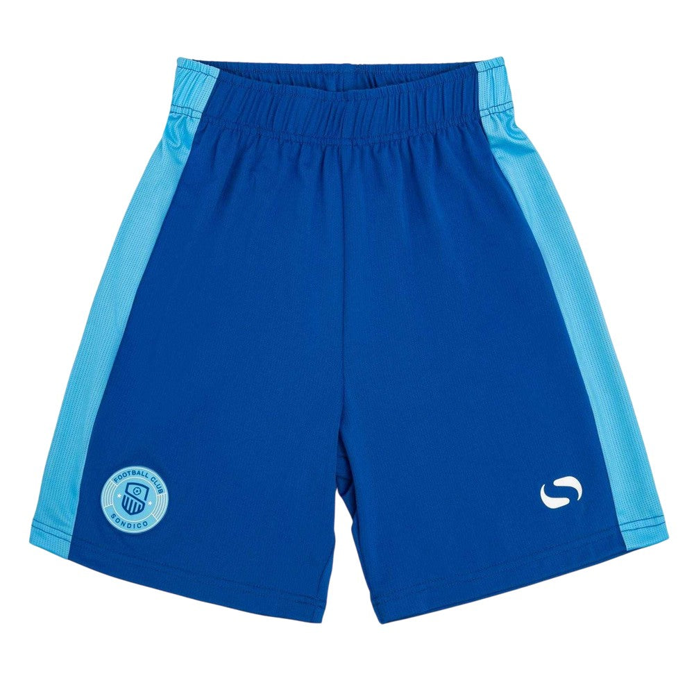 Blue - Front - Sondico Childrens-Kids Polyester Football Shorts