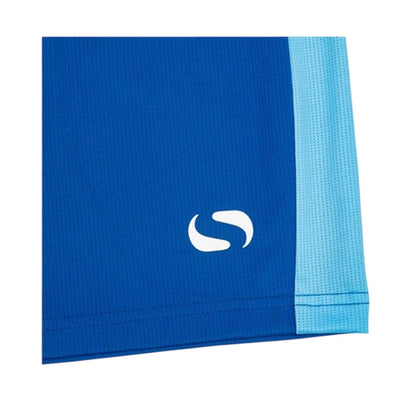 Blue - Side - Sondico Childrens-Kids Polyester Football Shorts