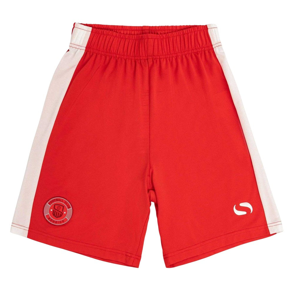 Red - Front - Sondico Childrens-Kids Polyester Football Shorts