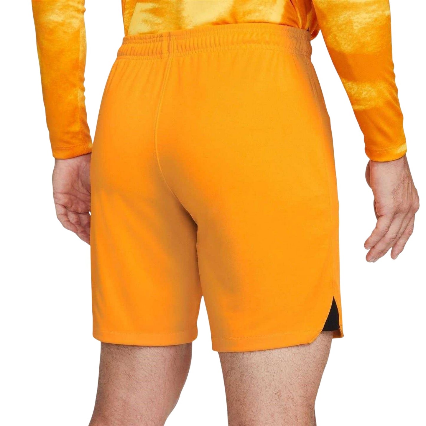 Orange - Back - Nike Mens 2022 Netherlands FC Replica Shorts