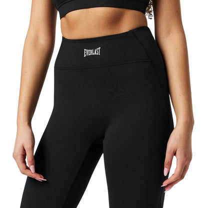 Black - Side - Everlast Womens-Ladies Tight Leggings