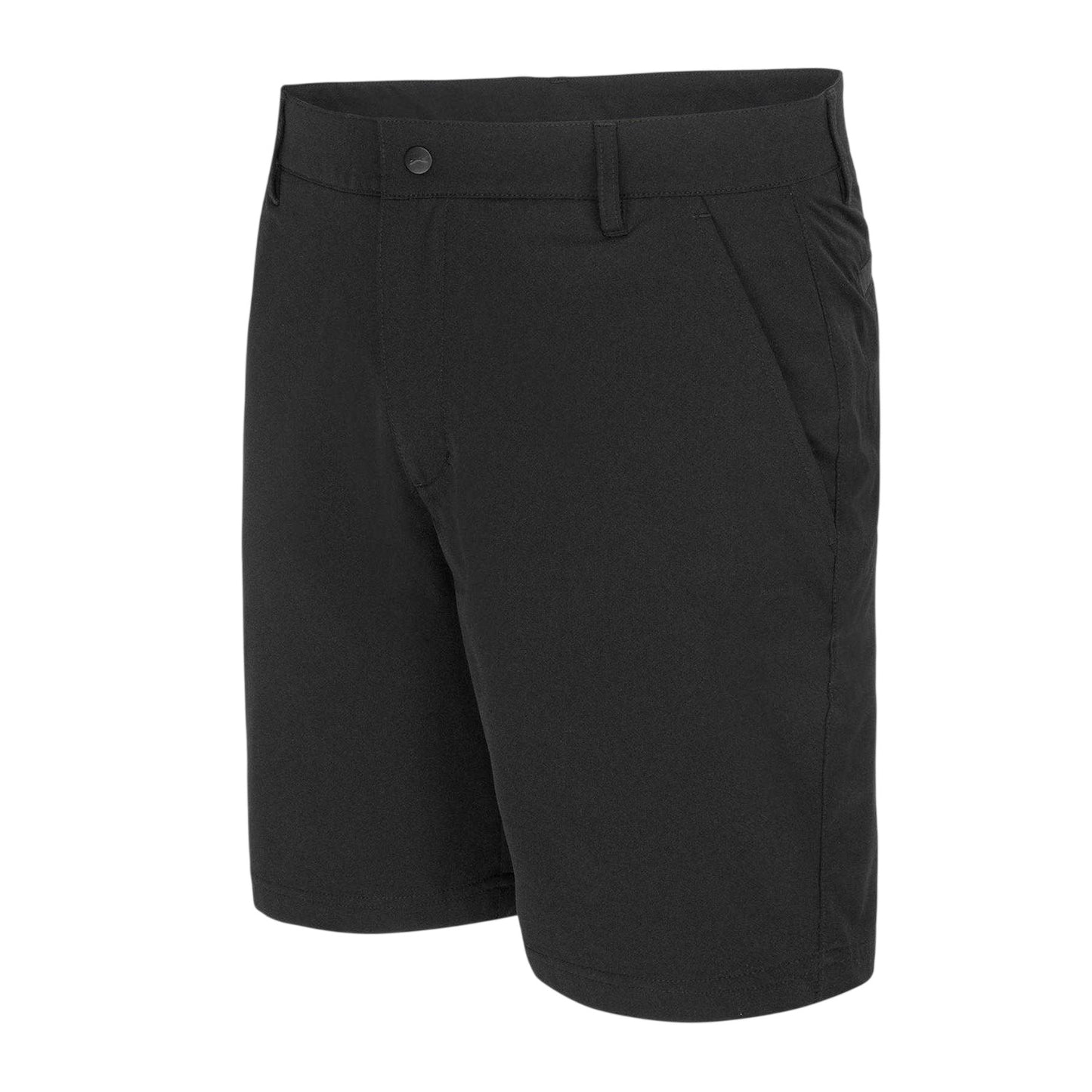 Black - Side - Slazenger Mens Golf Shorts