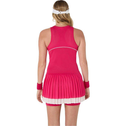 Bright Rose - Back - Asics Womens-Ladies Breathable Tennis Athletic Dress